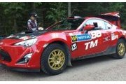 Toyota boss samples Finland WRC stage