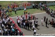 Alonso a eu du mal à baisser la visière après l'hommage à Bianchi