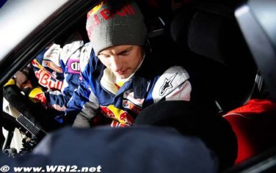 A difficult first day for Kimi in rally