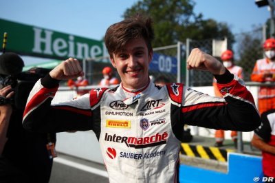 Pourchaire and ART Grand Prix continue F2 partnership