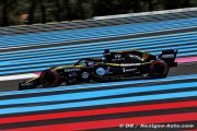 Les deux pilotes Renault F1 pas encore dans le top 10 à domicile