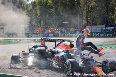 Verstappen est énervé par la prestation de Red Bull avant son crash