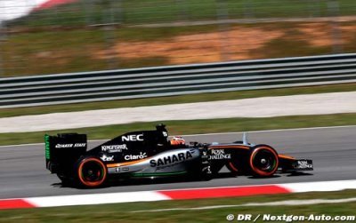 Essais tranquilles pour Force India
