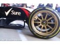Hembery: The new tyres looked stunning fitted to the Lotus