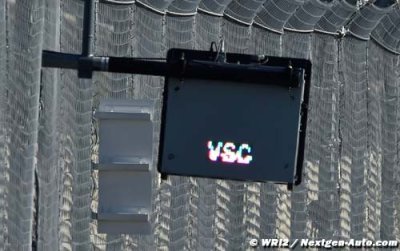 De nouveaux tests de safety car virtuel demain