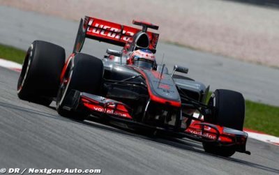 Button ne s’attend pas à ce que McLaren augmente son avance