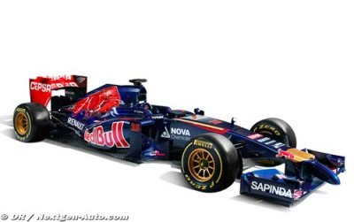 The Toro Rosso STR9 unveiled