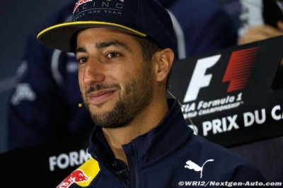Ricciardo content de faire équipe avec Verstappen