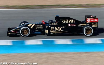 Grosjean emballé par le moteur Mercedes