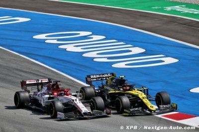 Räikkönen ne concrétise pas sa belle qualification, mais il y a du positif chez Alfa