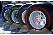 Des pneus Pirelli plus tendres pour 2013