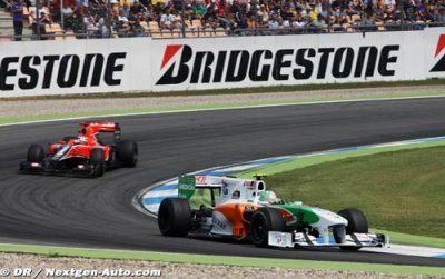Force India va tester un diffuseur soufflé en Hongrie