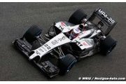 Button on top on day 2 in Jerez