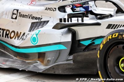 La F1 n’avait pas imaginé des pontons aussi extrêmes que Mercedes