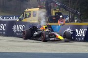 Perez s'en veut après le crash de sa Red Bull en Q1