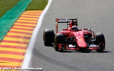 Problème de moteur pour Kimi Raikkonen 