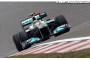 Mercedes a repris des couleurs à Shanghai