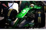 Caterham lance enfin sa CT05 en piste à Jerez
