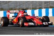 Pas de reflets sur la Ferrari SF15-T