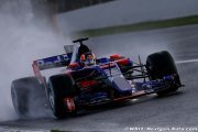 Toro Rosso clouée au garage en raison d'un problème moteur