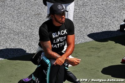 ’We Race as One’ : Hamilton a été submergé par l’émotion