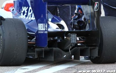 Also Williams to debut Red Bull-like exhausts