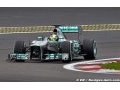 Rosberg a eu du mal avec les pneus à l'arrière