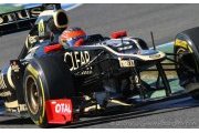 Barcelona test finishes early for Lotus F1 Team
