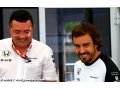 Boullier rassuré par l'attitude d'Alonso et Button