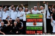 Alonso ému par l'hommage reçu pour son 250ème Grand Prix