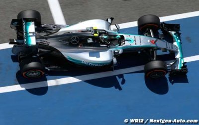 Essais de Barcelone, jour 1&nbsp;: Rosberg bat le temps de la pole