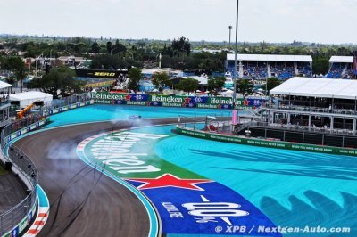 A cause du tarmac de Miami, les pilotes de F1 doutent pour le spectacle en course