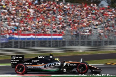 Force India souffre plus que prévu à Monza