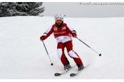 Journée ski et gym pour les pilotes Ferrari