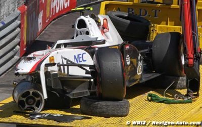 Perez admits Monaco crash was big setback