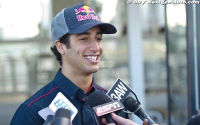 Ricciardo ne pense pas trop au volant de Webber