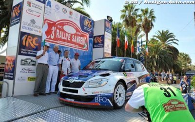 Loix reçoit le Colin McRae IRC Flat Out Trophy