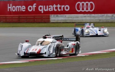Silverstone, H+3&nbsp;: les Audi contrôlent la course