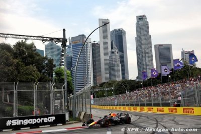 Red Bull démarre à une bonne seconde des meilleurs à Singapour