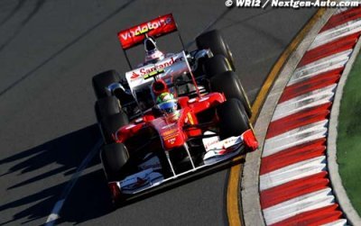 Massa revient sur sa course à Melbourne