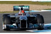 2011 title win for Mercedes 'difficult' - Schumacher