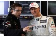 Le sort s'acharne sur la monoplace de Schumacher