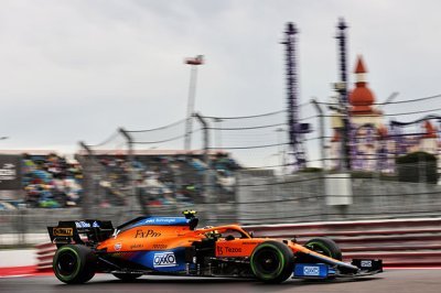 En pole en Russie, Norris admet avoir pris ’pas mal’ de risques avec sa F1
