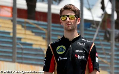 Grosjean ne regrette pas la fin de saison de Lotus