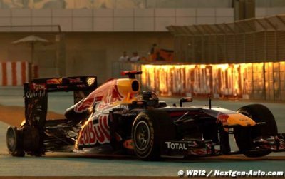 Blown exhaust caused Vettel puncture?