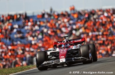 Alfa Romeo F1&nbsp;: Qualifications difficiles pour Zhou et Bottas à Zandvoort