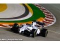 Qualifying - Singapore GP report: Williams Mercedes