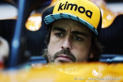 Alonso ne veut pas aller en Formule E pour le moment