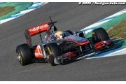 La McLaren MP4-26 a pris du retard