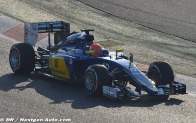 Sauber en tournage promotionnel à Barcelone